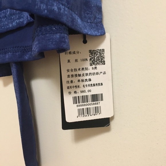 NWT Blue Midi Dress Short Sleeves - Picture 8 of 9